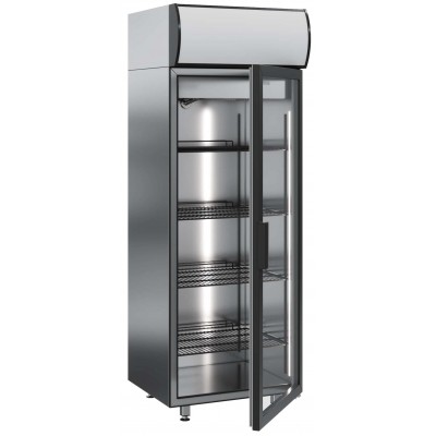 Холодильный шкаф Polair DM105-G (ШХ-0.5 ДС нерж) Холодильный шкаф Polair DM105-G (ШХ-0.5 ДС нерж)