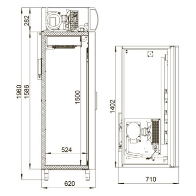 Холодильный шкаф Polair DM110Sd-S Холодильный шкаф Polair DM110Sd-S