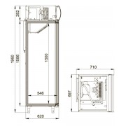 Холодильный шкаф Polair DM105-S версия 2.0