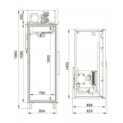 Холодильный шкаф Polair CV114-G