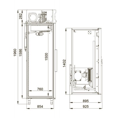 Холодильный шкаф Polair CM114-G Холодильный шкаф Polair CM114-G