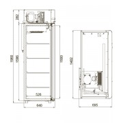 Холодильный шкаф Polair CV110-Gm Alu