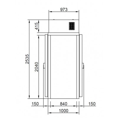 POLAIR КХН-1,44 Minicella MM 2 двери без пола POLAIR КХН-1,44 Minicella MM 2 двери без пола