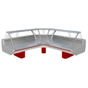 Холодильная витрина Марихолодмаш Парабель ВХС-УВ (без боковин,ТРВ)(одна тумба)