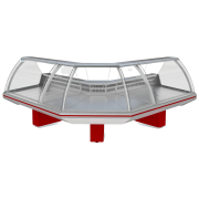 Холодильная витрина Марихолодмаш Парабель ВХСно-УН (без боковин,ТРВ)(одна тумба)