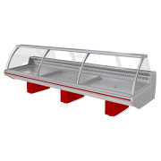 Холодильная витрина Марихолодмаш Парабель ВХСл-1,25 (без боковин,ТРВ)(одна тумба)