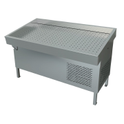 Прилавок холодильный Марихолодмаш ПХС- 1,25/0,85 "рыба на льду" встроенное холодоснабжение