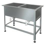 Моечная ванна Марихолодмаш М-2-0,45-0,7/1,35 нерж.
