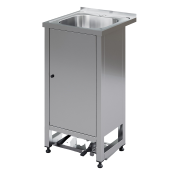 Рукомойник с педальным приводом без борта 500х500х850мм (сварная конструкция)