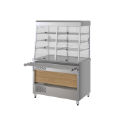 Прилавок - витрина холодильный закрытый Марихолодмаш ПВХЭ15