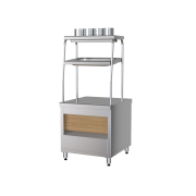 Прилавок для столовых приборов с хлебницей Марихолодмаш ППСХ6