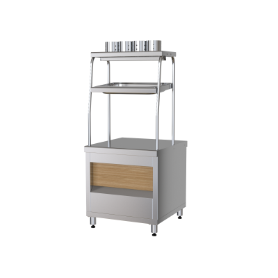 Прилавок для столовых приборов с хлебницей Марихолодмаш ППСХ6 Прилавок для столовых приборов с хлебницей Марихолодмаш ППСХ6