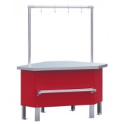 Прилавок холодильный Марихолодмаш ПХС-УН под выносное холодоснабжение с креплением для перекладины