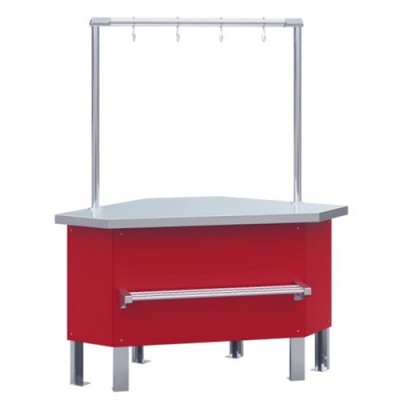 Прилавок холодильный Марихолодмаш ПХС-УН с креплением для перекладины цветной Прилавок холодильный Марихолодмаш ПХС-УН с креплением для перекладины цветной