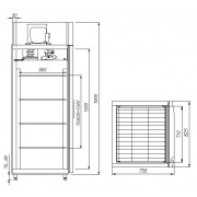 Холодильный шкаф Carboma R700