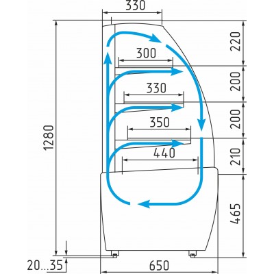 Кондитерская витрина Carboma K70 VM 0,9-1 LIGHT (ВХСв - 0,9д) Кондитерская витрина Carboma K70 VM 0,9-1 LIGHT (ВХСв - 0,9д)