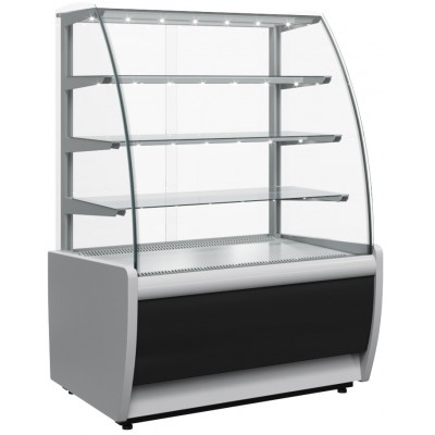 Кондитерская витрина серого цвета Carboma ВХСв-1,3Д (Техно, K70 VM 1,3-1 LIGHT) Кондитерская витрина серого цвета Carboma ВХСв-1,3Д (Техно, K70 VM 1,3-1 LIGHT)