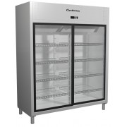 Холодильный шкаф со стеклянными дверцами Carboma R1400К (купе)