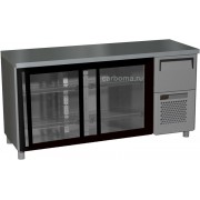 Холодильный стол с прозрачными дверцами Carboma T57 M2-1-C 0430 (BAR-360К)