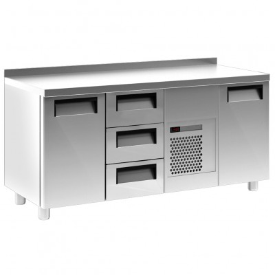 Холодильный стол Полюс 3GN/NT (2 двери, 3 ящика) Холодильный стол Полюс 3GN/NT (2 двери, 3 ящика)