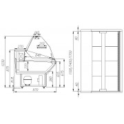Холодильная витрина Полюс G95 SV 1,8-1 (ВХСр-1,8)