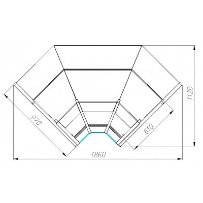 Холодильная витрина Carboma ВХСу-2 GC95 внутренний 90 (GC95 VM-6 KombiLux / INOX) Холодильная витрина Carboma ВХСу-2 GC95 внутренний 90 (GC95 VM-6 KombiLux / INOX)