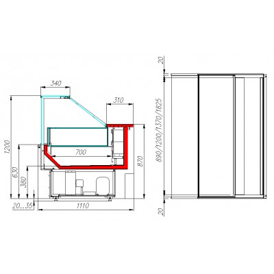 Морозильная витрина Carboma ВХСн-1,25 GC110 (GC110 SL 1,25-1) Морозильная витрина Carboma ВХСн-1,25 GC110 (GC110 SL 1,25-1)