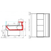 Открытая холодильная витрина Carboma ВХСо-1,5 Carboma GC110(GC110 SM 1,5-2)