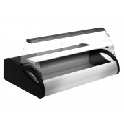 Настольная витрина Полюс A87 SM 1,0-1 (black&steel)