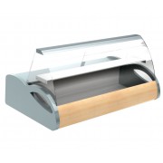 Настольная витрина Полюс A87 SM 1,0-1 (grеy&wood)