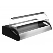 Настольная витрина Полюс A87 SM 1,5-1 (black&steel)