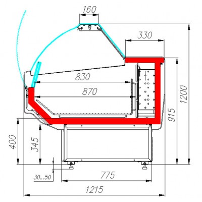 Морозильная витрина Carboma G120 SL 2,0-1 KombiLux Морозильная витрина Carboma G120 SL 2,0-1 KombiLux