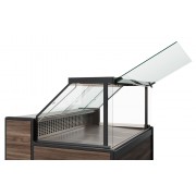 Холодильная витрина Carboma GC111 SM 1,5-1 (газлифт, без боковин)