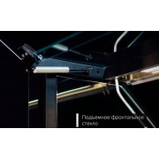 Холодильная витрина Carboma GC111 SV 3,75-1 (газлифт, без боковин)