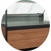 Морозильная витрина Carboma GC111 SL 0,94-1 (без боковин)