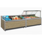 Морозильная витрина Carboma GC111 SL 1,25-1 (без боковин)