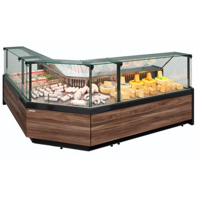 Угловая холодильная витрина Carboma GC111 VM-5 динамика угол внешний 90 (газлифт, без боковин) Угловая холодильная витрина Carboma GC111 VM-5 динамика угол внешний 90 (газлифт, без боковин)