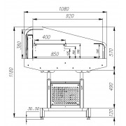 Витрина холодильная Carboma PF11-12 VM 1,25-2 (9006)