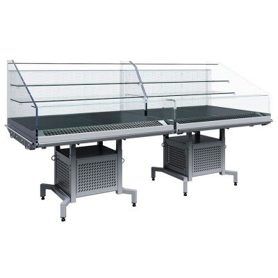 Витрина холодильная Carboma PF11-13 VM 1,25-2 (модуль левый) (9006) Витрина холодильная Carboma PF11-13 VM 1,25-2 (модуль левый) (9006)