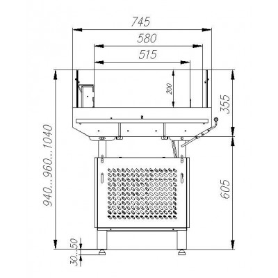 Витрина холодильная Carboma PI07 VM 0,9-2 (9006) Витрина холодильная Carboma PI07 VM 0,9-2 (9006)