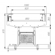 Витрина холодильная Carboma PI11 VM 1,25-2 (9006)