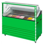 Витрина для мороженого Carboma IC72 SL 1,3-1 (брендирование фронтальной панели)