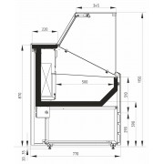 Морозильная витрина Carboma GC75 SL 1,5-1
