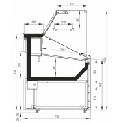 Холодильная витрина Carboma GC75 SM 1,0-1