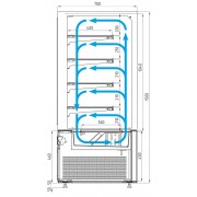 Кондитерская витрина Carboma KC71-150 VV 1,2-1