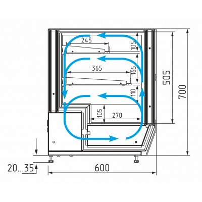 Настольная витрина Carboma AC59 VM 0,9-1 Slider Настольная витрина Carboma AC59 VM 0,9-1 Slider
