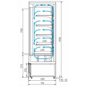 Морозильная горка Carboma FC20-07 VL 1,0-1 0300 STANDARD (фронт X5L)