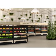 Горка холодильная Carboma F16-08 VM 1,3-2 (9006-9005)