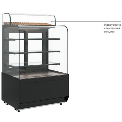 Кондитерская витрина Carboma KR70 VM 1,3-1 LIGHT (9005) Кондитерская витрина Carboma KR70 VM 1,3-1 LIGHT (9005)