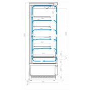 Горка холодильная Carboma FC20-07 VM 1,3-2 (9006-9005) версия 2.0